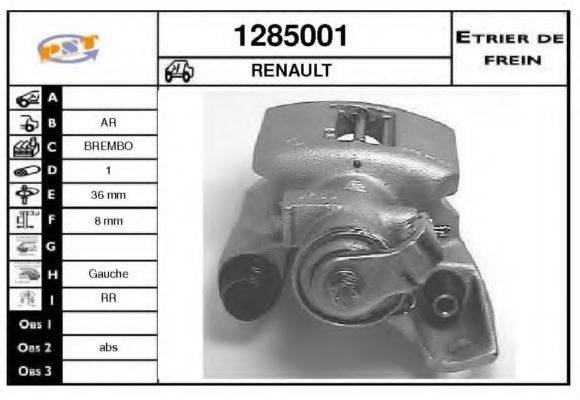 SNRA 1285001 Гальмівний супорт