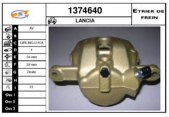 SNRA 1374640 Гальмівний супорт