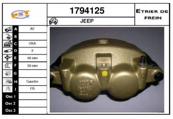 SNRA 1794125 Гальмівний супорт