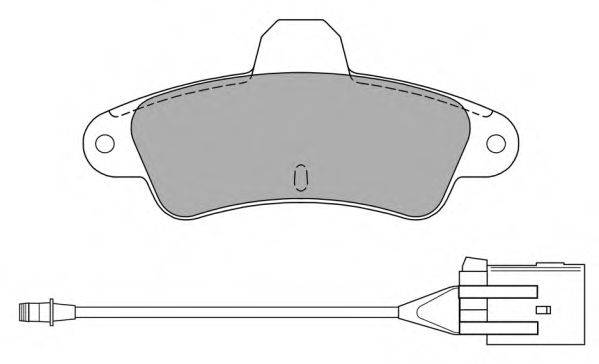 FREMAX FBP088001 Комплект гальмівних колодок, дискове гальмо