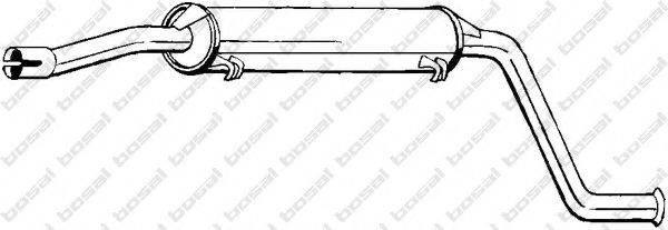 BOSAL 279991 Середній глушник вихлопних газів