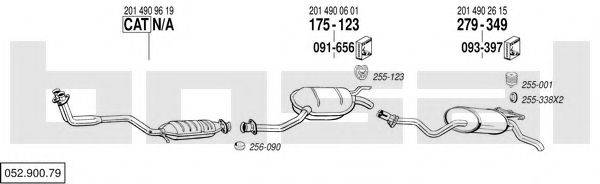 BOSAL 05290079 Система випуску ОГ