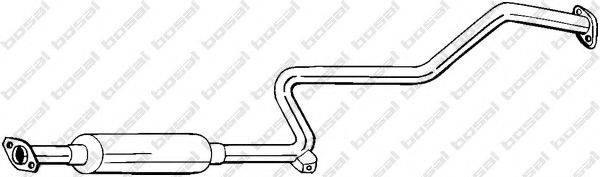 BOSAL 284225 Середній глушник вихлопних газів