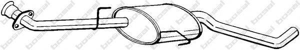 BOSAL 283755 Середній глушник вихлопних газів