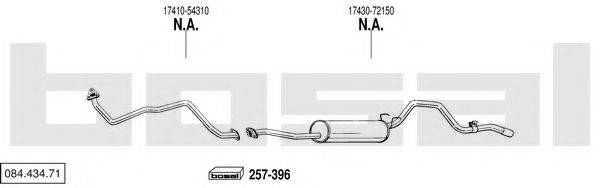 BOSAL 08443471 Система випуску ОГ