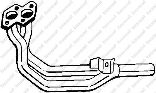 BOSAL 775901 Труба вихлопного газу