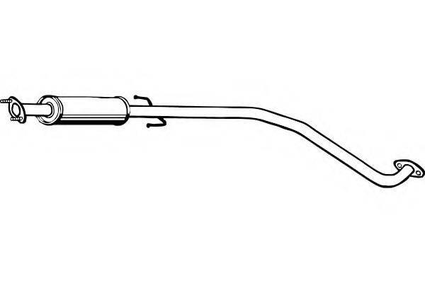 FENNO P1955 Середній глушник вихлопних газів