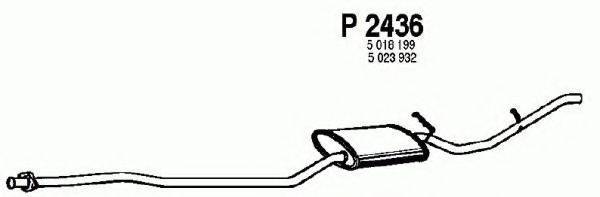 FENNO P2436 Глушник вихлопних газів кінцевий