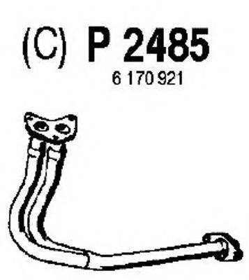 FENNO P2485 Труба вихлопного газу