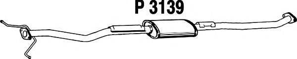 FENNO P3139 Середній глушник вихлопних газів