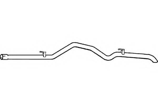 FENNO P3728 Труба вихлопного газу