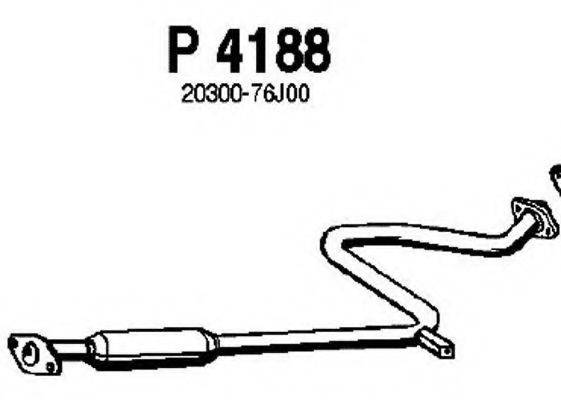 FENNO P4188 Середній глушник вихлопних газів