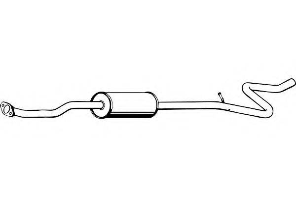 FENNO P4600 Середній глушник вихлопних газів
