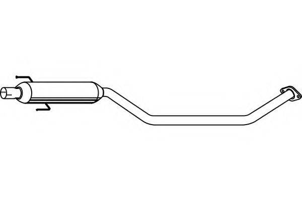 FENNO P6559 Середній глушник вихлопних газів