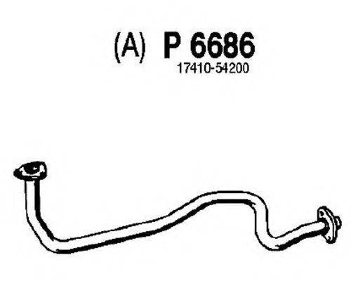 FENNO P6686 Труба вихлопного газу