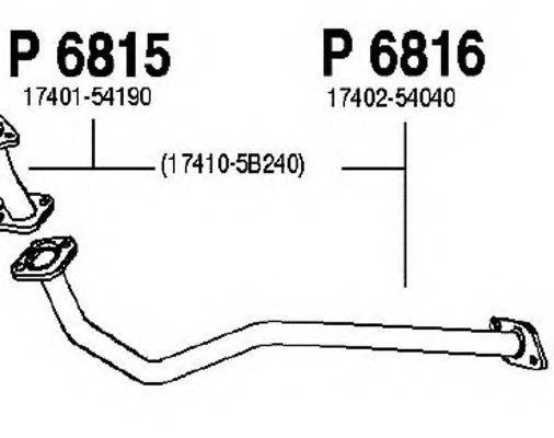 FENNO P6816 Труба вихлопного газу