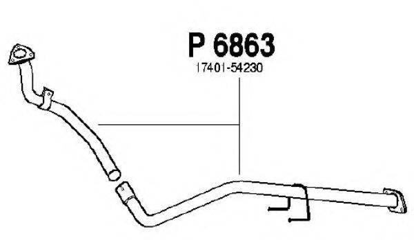 FENNO P6863 Труба вихлопного газу