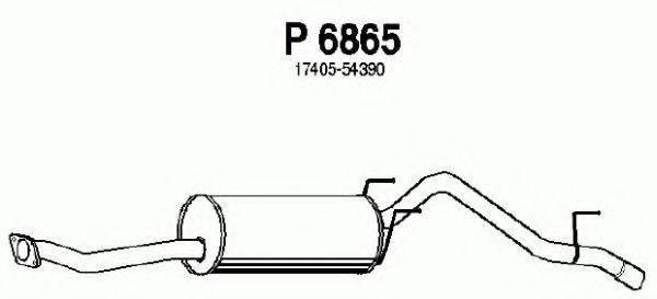 FENNO P6865 Глушник вихлопних газів кінцевий