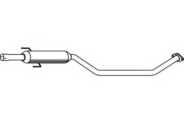 FENNO P6959 Середній глушник вихлопних газів