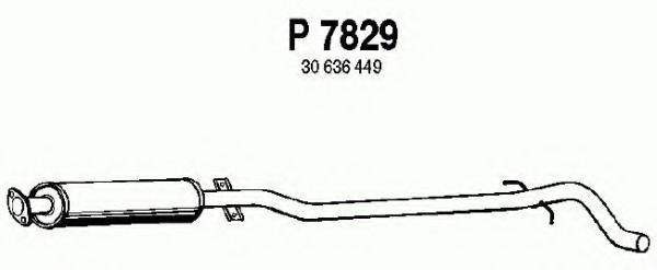 FENNO P7829 Середній глушник вихлопних газів