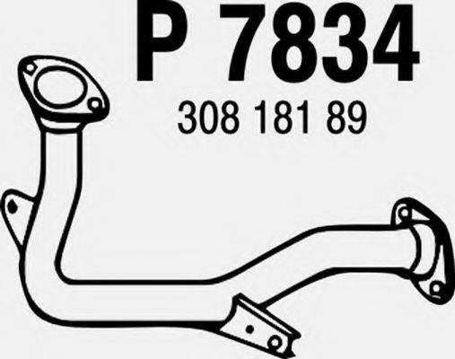 FENNO P7834 Труба вихлопного газу