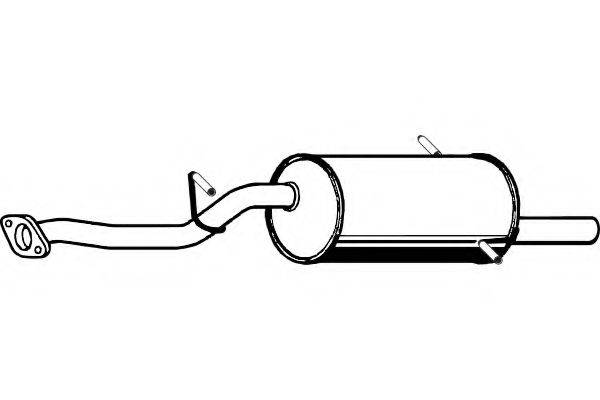 FENNO P9039 Глушник вихлопних газів кінцевий