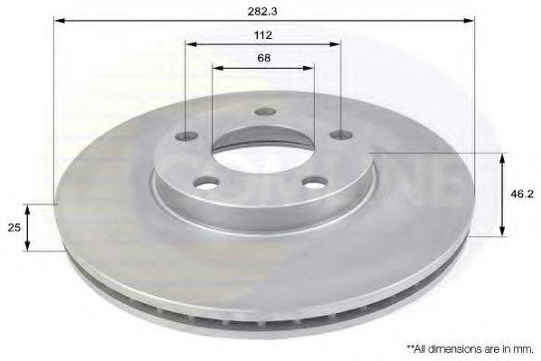 COMLINE ADC1425V гальмівний диск