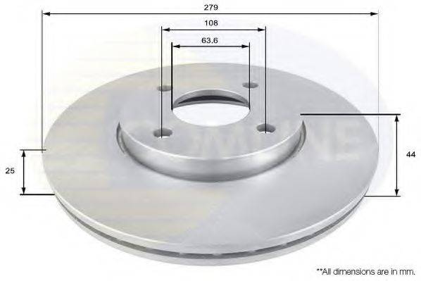 COMLINE ADC1244V гальмівний диск