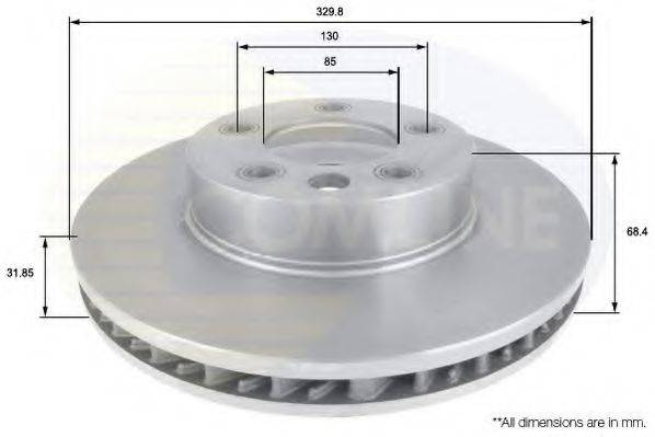 COMLINE ADC1458V гальмівний диск