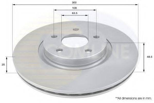 COMLINE ADC1227V гальмівний диск