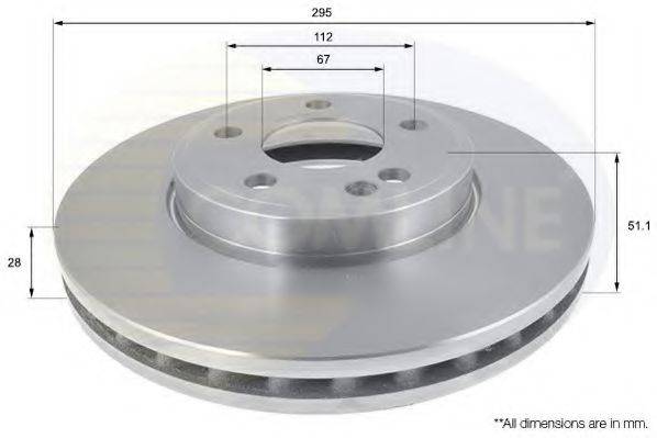 COMLINE ADC1678V гальмівний диск