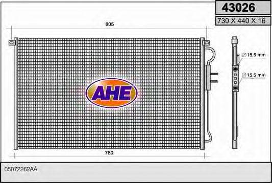 AHE 43026 Конденсатор, кондиціонер