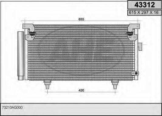 AHE 43312 Конденсатор, кондиціонер