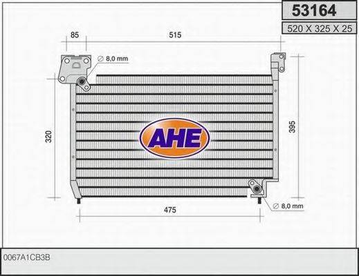 AHE 53164 Конденсатор, кондиціонер