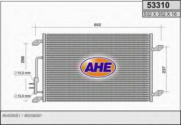 AHE 53310 Конденсатор, кондиціонер