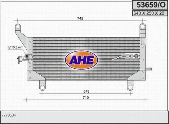 AHE 53659O Конденсатор, кондиціонер