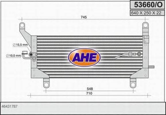 AHE 53660O Конденсатор, кондиціонер