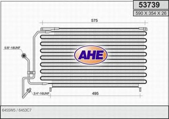 AHE 53739 Конденсатор, кондиціонер