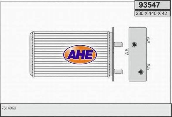 AHE 93547 Теплообмінник, опалення салону