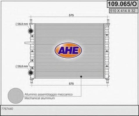 AHE 109065O Радіатор, охолодження двигуна