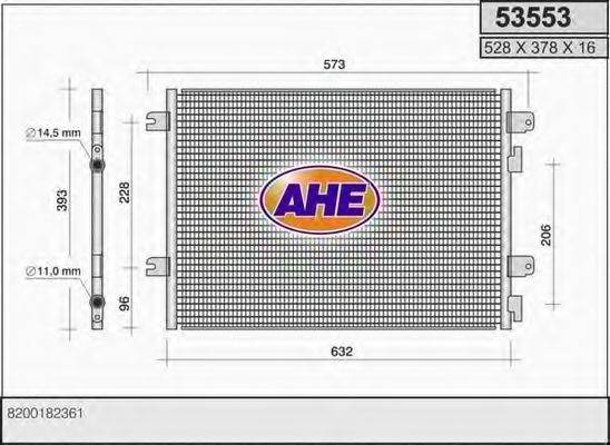 AHE 53553 Конденсатор, кондиціонер