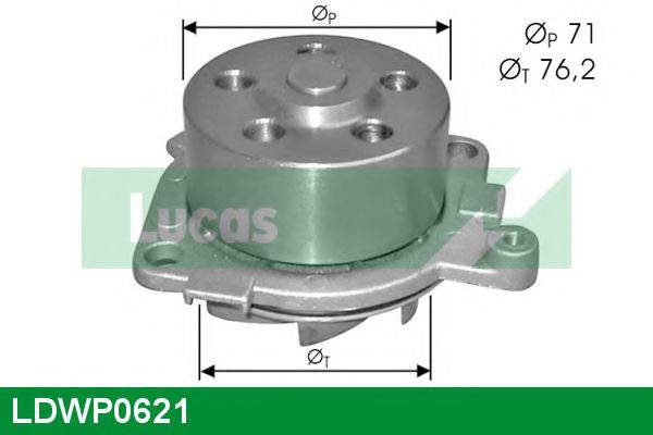 LUCAS ENGINE DRIVE LDWP0621 Водяний насос