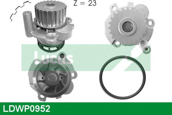 LUCAS ENGINE DRIVE LDWP0952 Водяний насос