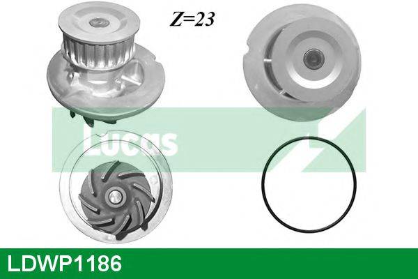 LUCAS ENGINE DRIVE LDWP1186 Водяний насос