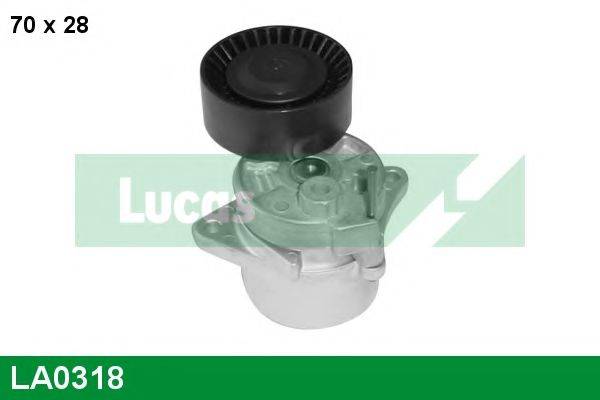 LUCAS ENGINE DRIVE LA0318 Натяжна планка, полікліновий ремінь