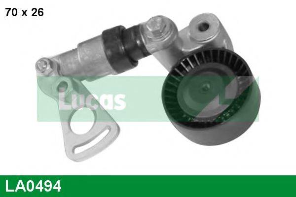 LUCAS ENGINE DRIVE LA0494 Натягувач ременя, клинового зубча