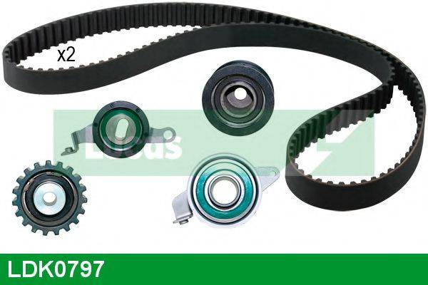 LUCAS ENGINE DRIVE LDK0797 Комплект ременя ГРМ