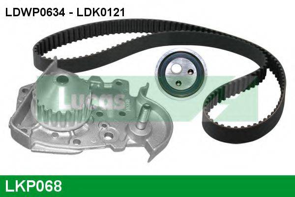 LUCAS ENGINE DRIVE LKP068 Водяний насос + комплект зубчастого ременя