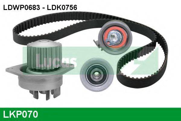 LUCAS ENGINE DRIVE LKP070 Водяний насос + комплект зубчастого ременя