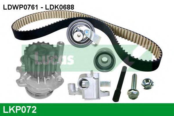 LUCAS ENGINE DRIVE LKP072 Водяний насос + комплект зубчастого ременя